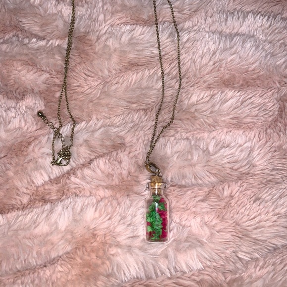 Seaglass in a Bottle Necklace - Picture 2 of 2